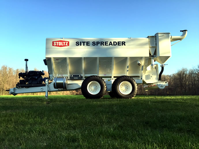 Soil Stabilization, PullType Cement Spreaders, Stoltz